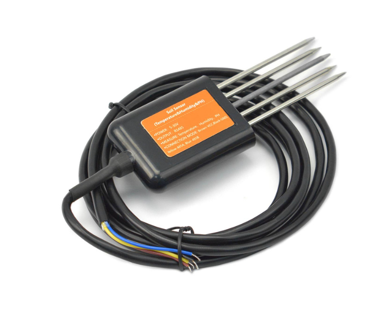 DFRobot DFROBOT RS485 수경재배용 토양 pH, 수분, 온도 모니터링 센서 (SEN0602)