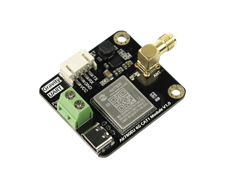 DFRobot DFROBOT 중국, 인도, 동남아시아용 Air780E 4G IoT CAT1 통신 모듈 (TEL0179)